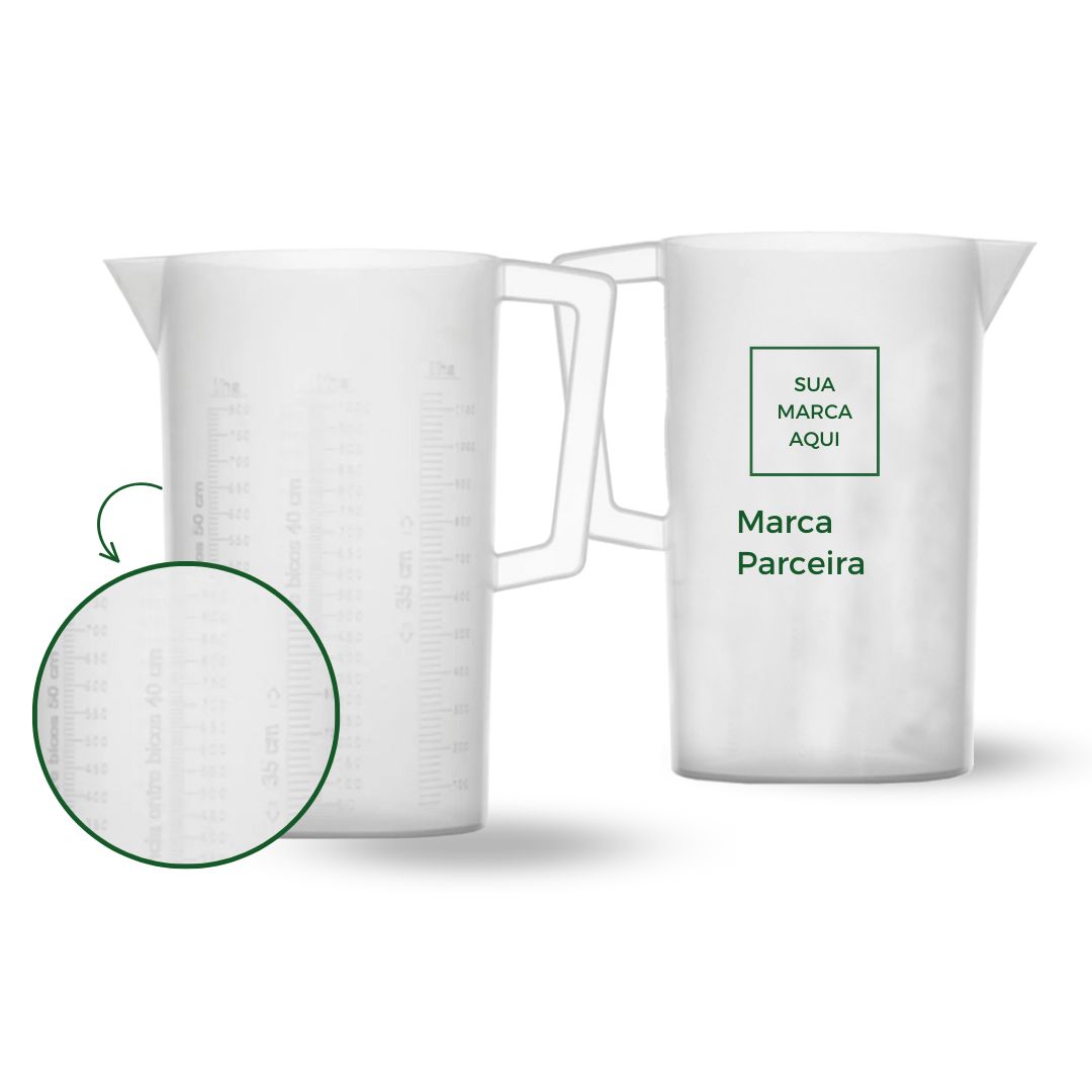 Jarra Calibradora 2L com Escala Alto Relevo